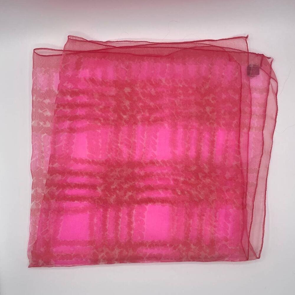 Vintage Pink Sheer Scarf